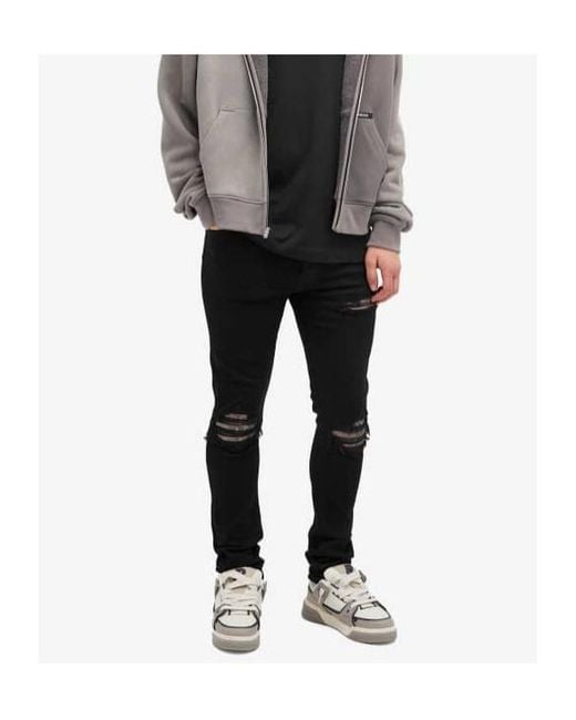 Amiri Black Mx1 Five-Pocket Jeans for men