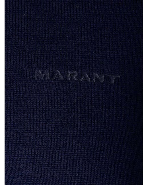 Isabel Marant Blue Crewneck Knitted Jumper for men