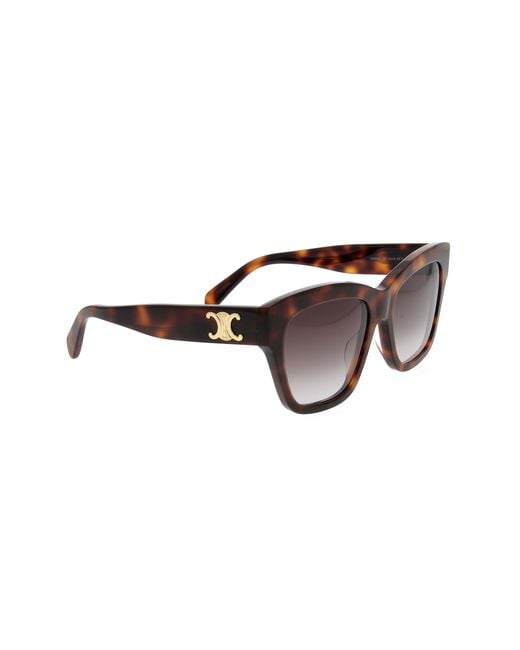 Céline Multicolor Tortoiseshell Cat-Eye-Frame Sunglasses