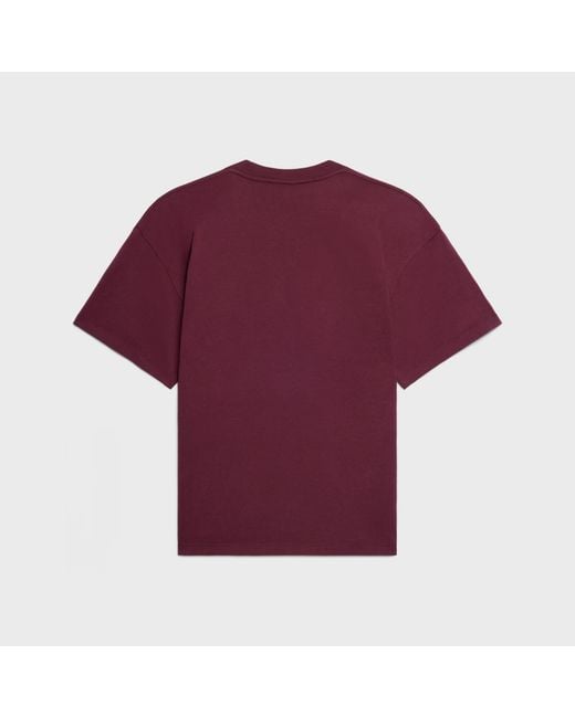 Céline Purple T-Shirt for men
