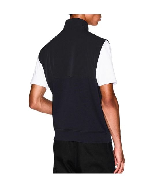 ARMANI EXCHANGE Blue Sleeveless Vest for men