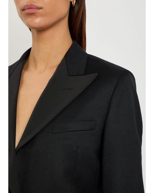 J.W. Anderson Black Tuxedo Wool Blazer
