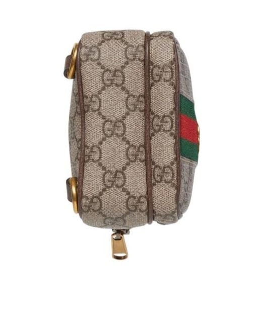 Gucci Multicolor Ophidia Gg Web Striped Belt Bag for men