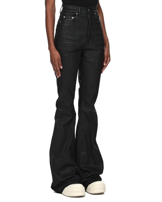 Rick Owens Black Belt Loop Jeans