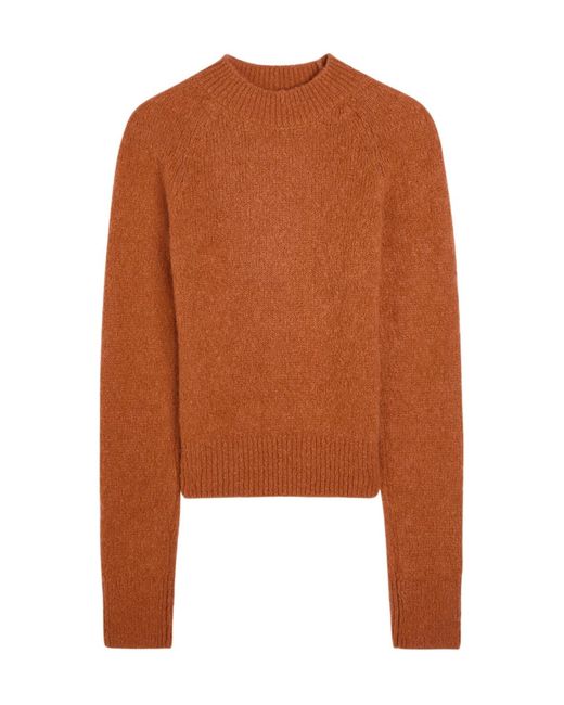 Dries Van Noten Brown Alpaca Wool Blend Sweater