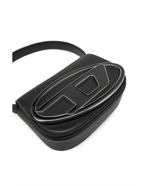 DIESEL Black 1Dr Logo Plaque Shoulder Bag