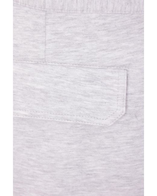 Brunello Cucinelli White Pocket Detailed Cargo Shorts for men