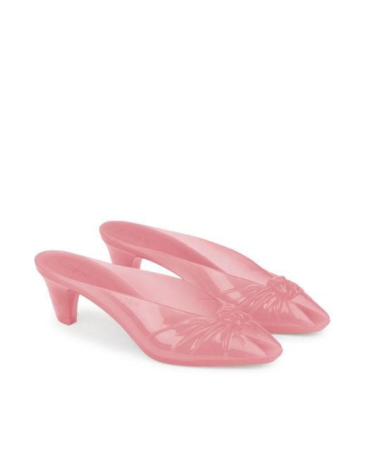 Chloé Pink Chloé Jelly Slip-On Mules