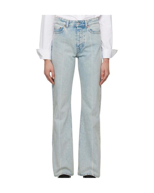 Our Legacy Blue Boot Cut Jeans Pants