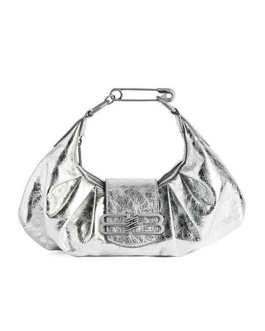 Balenciaga Pamela Metallic Shoulder Bag