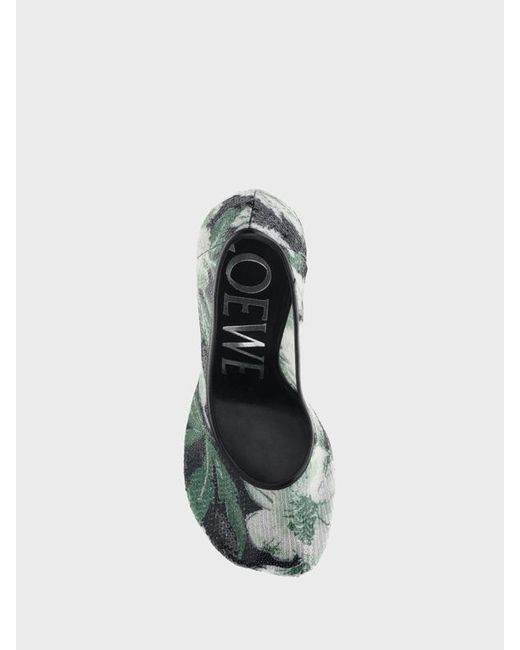 Loewe Green Toy Sequined Pumps