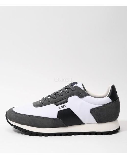 Boss Multicolor Lace-Up Sneakers for men