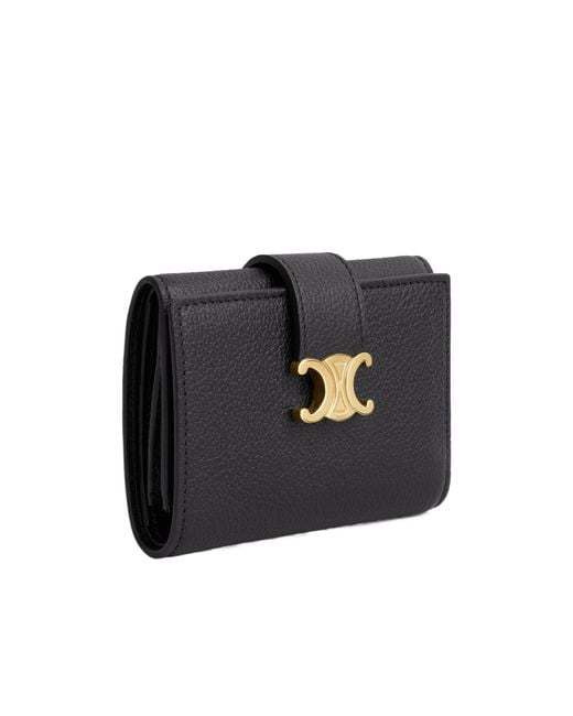 Céline Black Fine Strap Wallet Nino