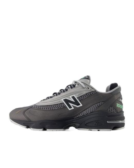 New Balance Black 1000 Panelled Sneakers for men