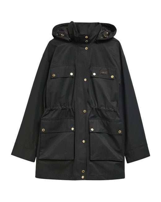 Barbour Black Solid Color Coat