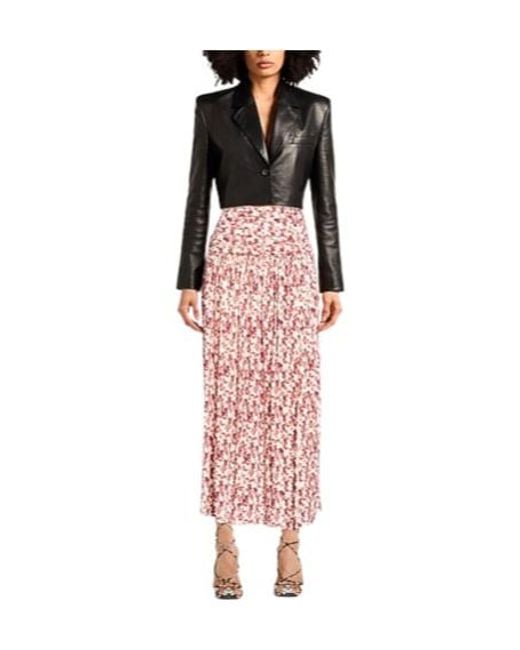 Isabel Marant Red Elastic Flower Skirt