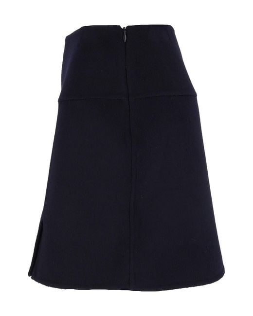 Ermanno Scervino Blue Short Skirt
