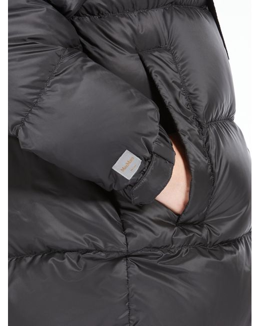 Max Mara Black The Cube Seia Zip-Up Hooded Jacket