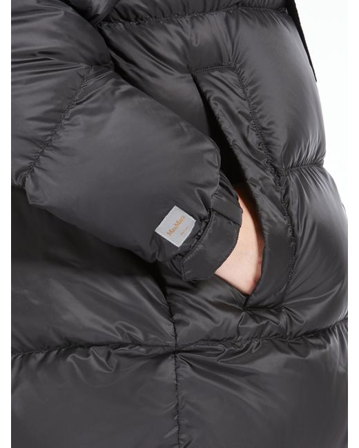 Max Mara Black The Cube Seia Zip-Up Hooded Jacket