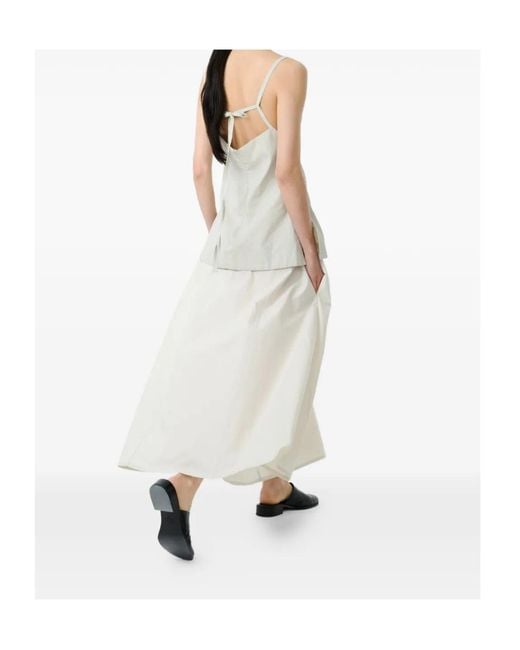 Studio Nicholson White Raddle Apron Top