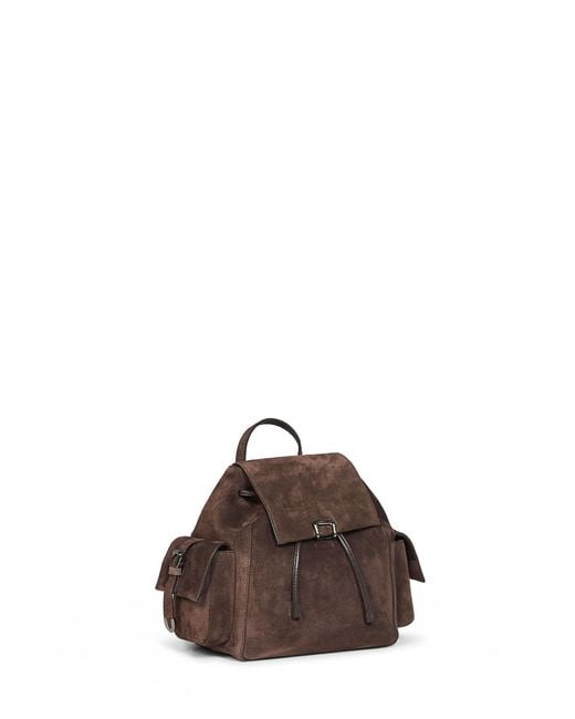 Brunello Cucinelli Brown Sartorial Backpack