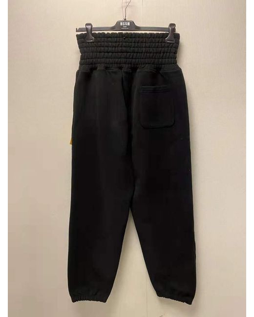 XOXOGOODBOY Black High-Waisted Rope Sweatpants for men