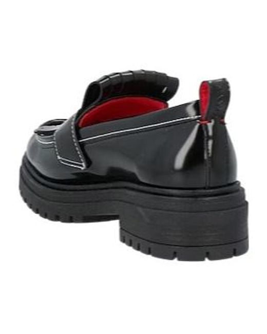 MAX&Co. Black Platform Loafers