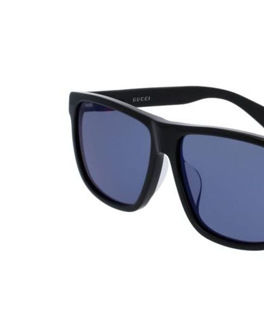 Gucci Blue Logo Details Sunglasses