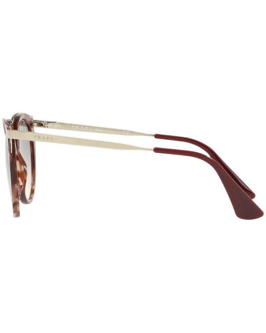 Prada Metallic Logo Gradient Sunglasses