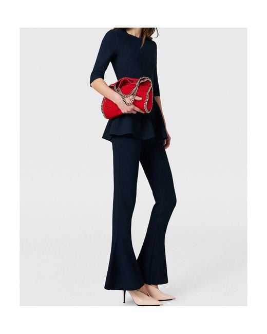 Stella McCartney Blue Elastic Waist Casual Pants