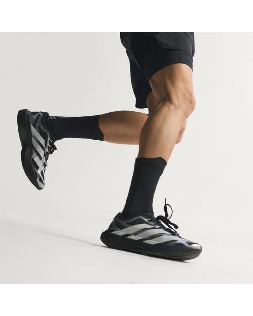 Adidas Black Adizero Adizero Evo Low Top Sneakers for men