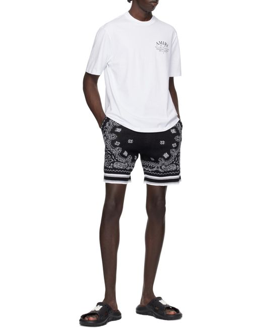 Amiri Black Ma Logo Sunday Slides for men