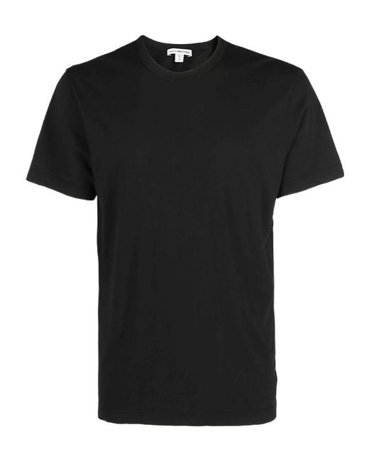 James Perse Blue Classic Crew Neck T-Shirt for men