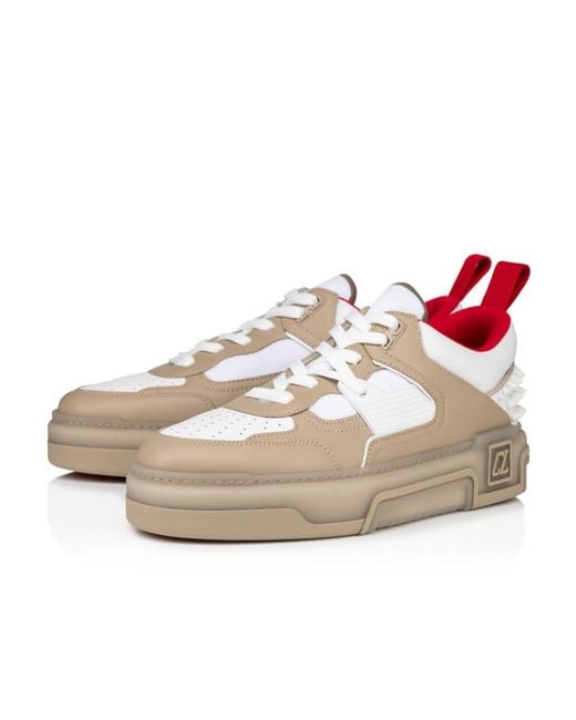 Christian Louboutin Pink Astroloubi Lace-Up Sneakers for men