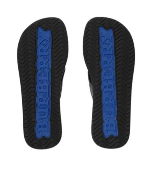 Burberry Blue Check Pavilion Sandals for men