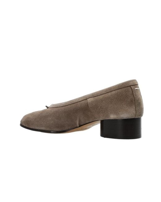 Maison Margiela Brown Tabi Low-Heeled Shoes