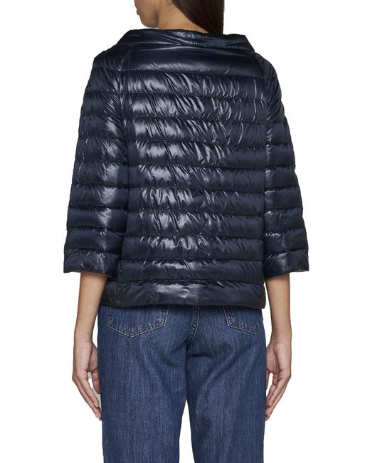 Herno Blue Reversible Padded Jacket