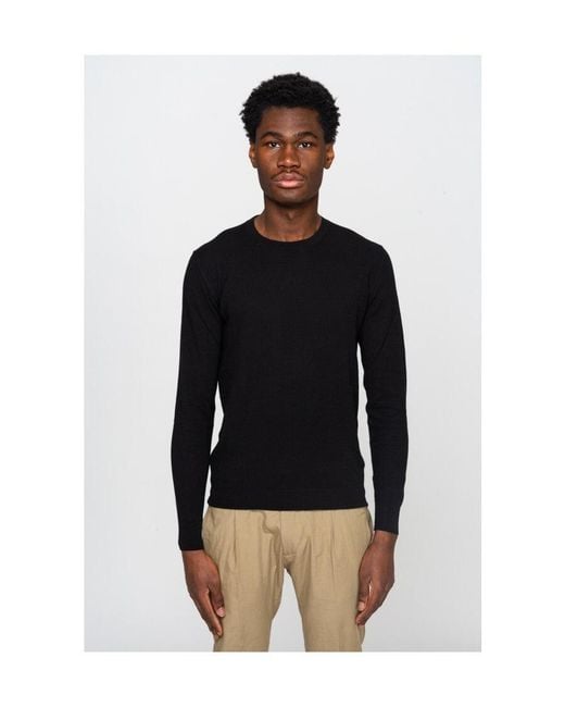 Paolo Pecora Black Contrast Trim V-Neck Polo Shirt for men