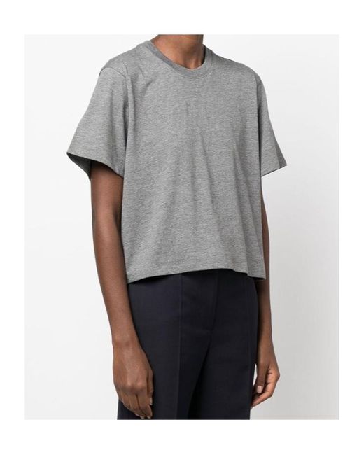 Loulou de Saison Gray Crew-Neck Oversized T-Shirt