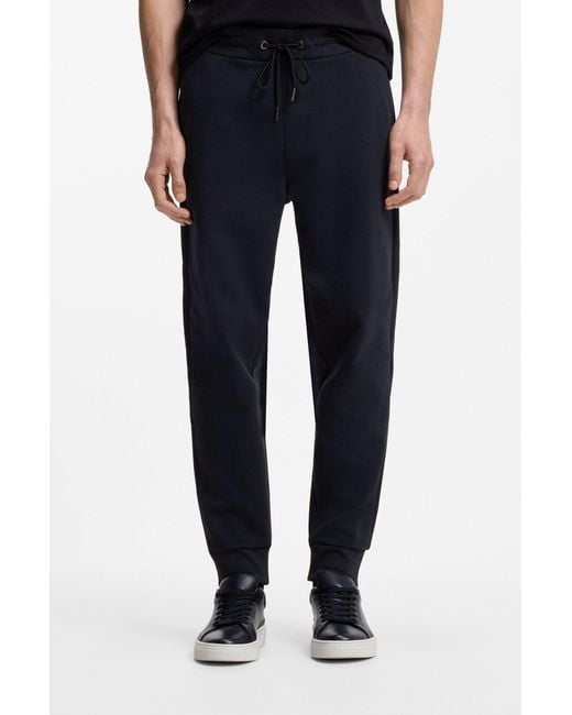 Boss Blue Drawstring Track Pants for men