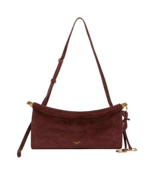 Alaïa Brown Brun Le Click East West Small Bag