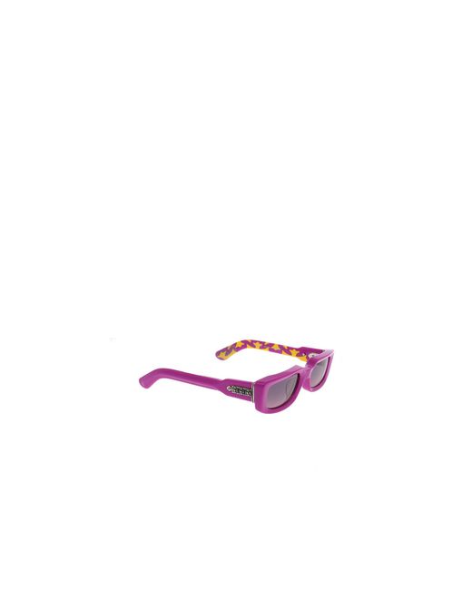 Chrome Hearts Purple Rectangle-Frame Sunglasses for men