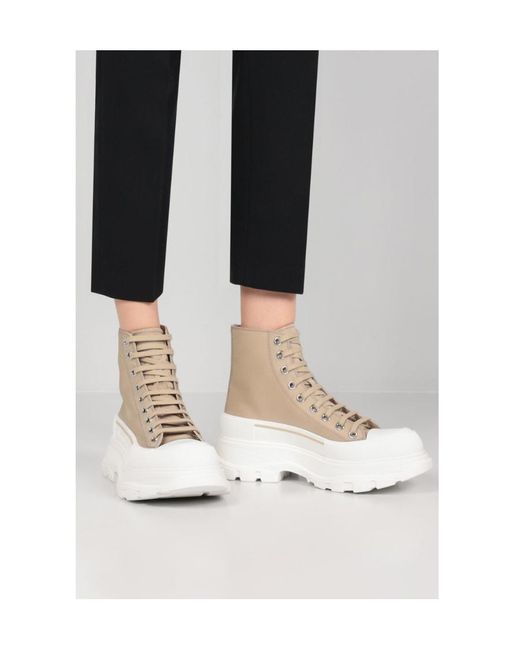 McQueen Natural Tread High-Top Sneakers