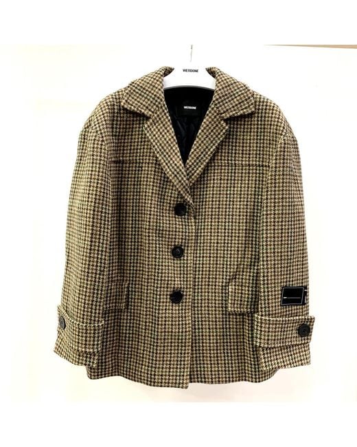 we11done Brown Thousand Bird Suit Jacket for men