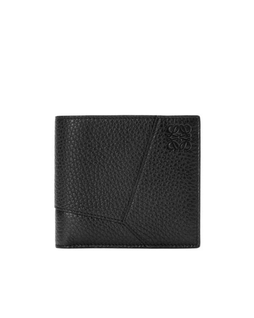 Loewe Black Folding Wallet for men