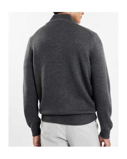 Fay Gray Mock-Neck Wool Jumper for men