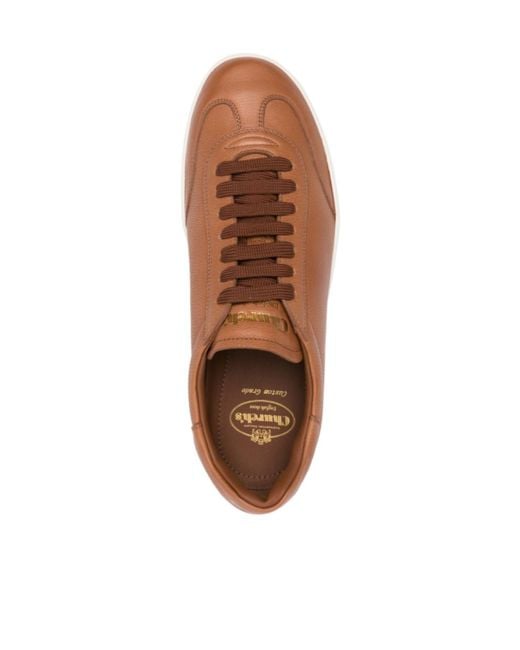 Church's Brown Round Head Low-Cut Skate Shoes for men