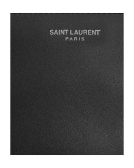 Saint Laurent Black East/West Bifold Wallet for men