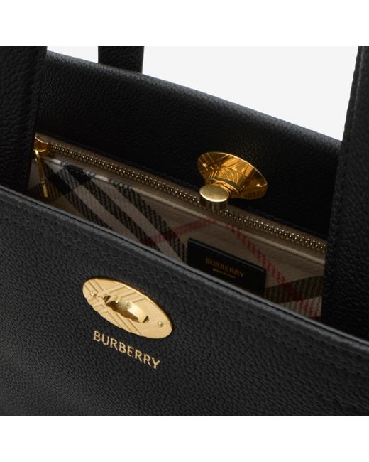 Burberry Black Small Cotswolds Tote Bag