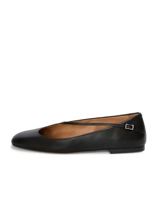 Jil Sander Black Elyss Ballerinas